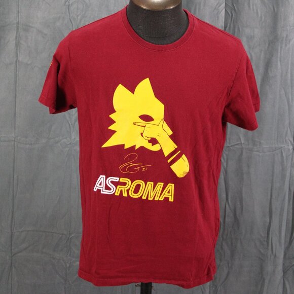 AS Roma Shirt - Paulo Dybala team logo graphic - Men's Large - Picture 1 of 8